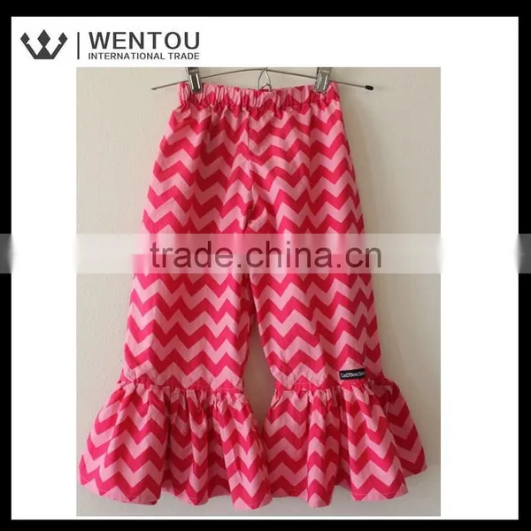 China Wholesale Baby Cute Stripe Ruffle Pants photo-3