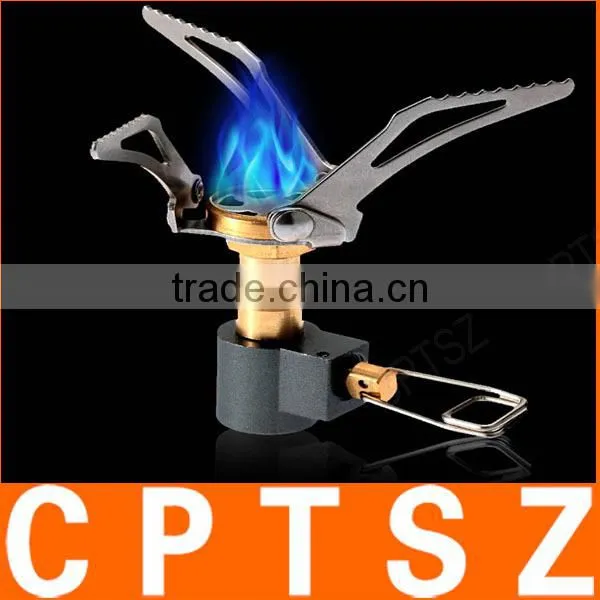 45g Super Lightweight Mini Pocket Outdoor Cooking Burner Folding Camping Gas Stove 3000W photo-4