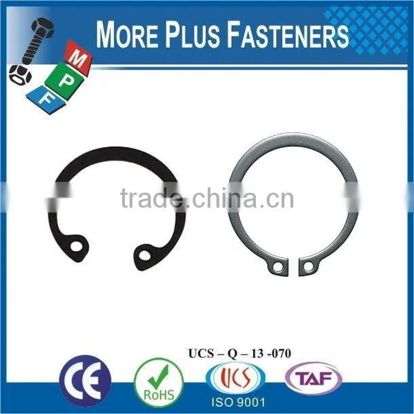 Made in Taiwan Stainless Steel 1-9/16" External Retaining Ring Black Oxide photo-3