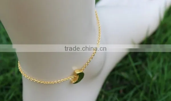 Sexy Women Gold Silver Moon Pendant Ankle Chain Foot Chain Anklets photo-4