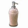 Champagne Marble Liquid Soap Dispenser, Measures 3 1/2 x 8 3/4-inch, Comes in Fluted Style