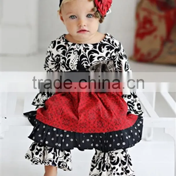 America Hot Selling 100% Cotton Kids Boutique Outfits "JOY" Embroidery Wholesale Baby Top photo-2