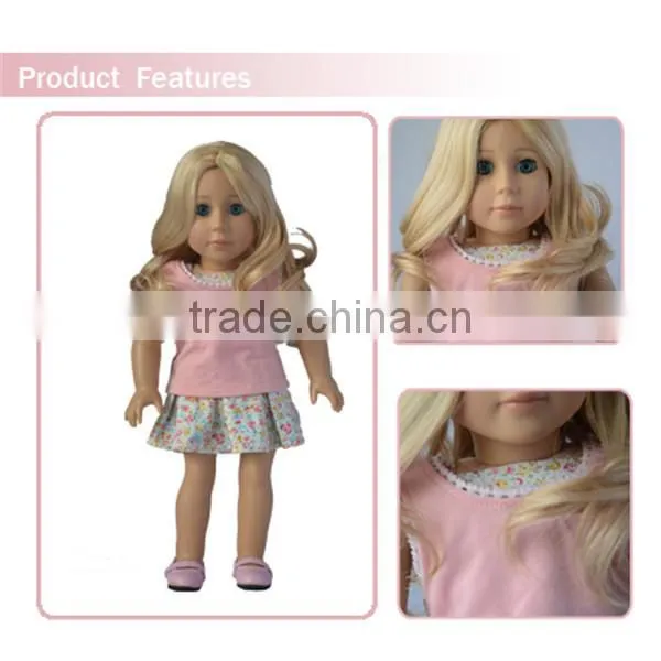 Dolls American Girl Doll Beautiful Curly Blonde Wigs photo-4