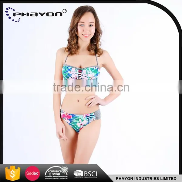 OEM & ODM Elastic 2 Piece Swimsuit Swimsuit for Ladies Fabric photo-6