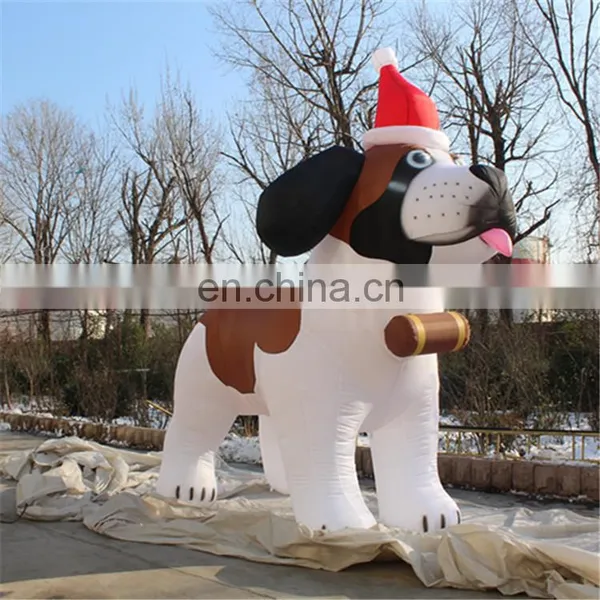 Vivid Lovely Husky Dog Inflatable for Christmas Deciration photo-2