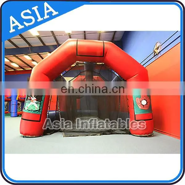 Portable Inflatable Mobile Tent , Inflatable Batting Cage For Paintball Playing Field photo-2