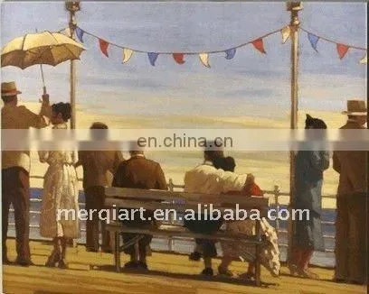 Jack Vettriano the pier Oil Painting