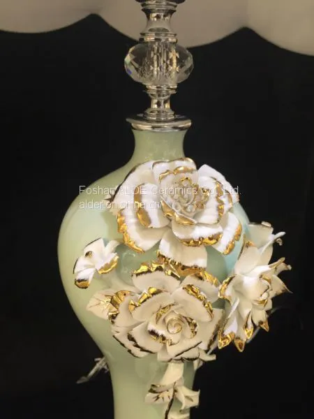 Handwork Firing Ceramic Artware Table Lamp photo-4