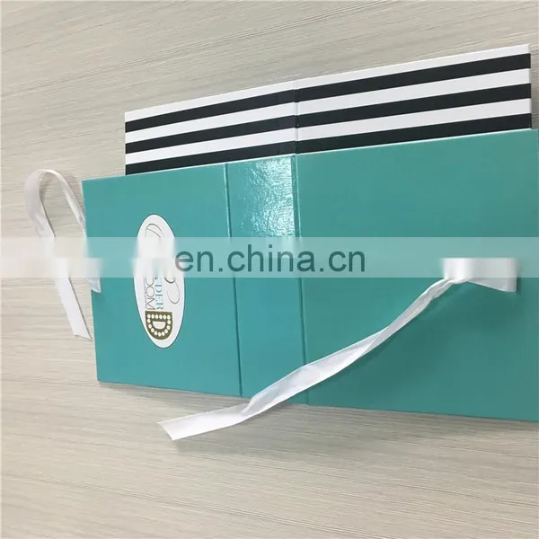 Glossy Lamination 4C Printing Box With Gold Stamping Logo for Hair Extension Packed photo-5