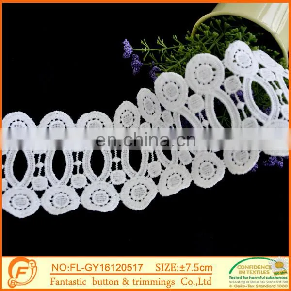 Flower Trimming Laces And White Rose Fabrics Lace New Wholesale Lace photo-2