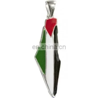 Palestine Country Flag Map Pin Badge photo-3
