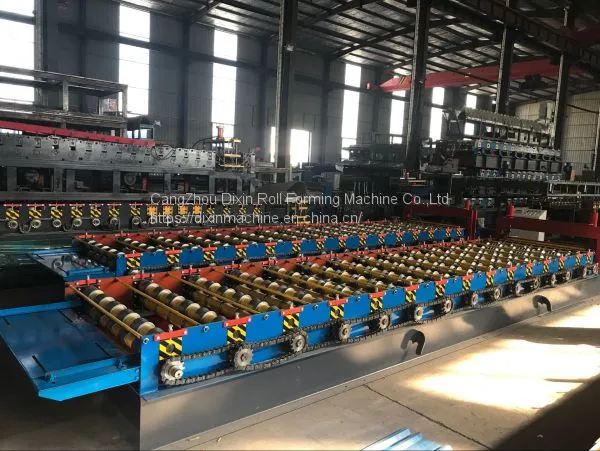 Popular Roofing Panel Trapezoidal Shape Rolling Forming Machine Hebei photo-4