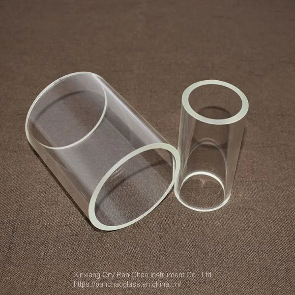 Fused Silica Large Diameter Clear Quartz Glass Tube Transparent Pipe Silica Quartz Tubes photo-4