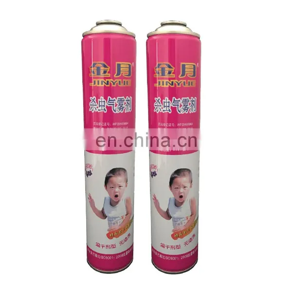 Insecticide Spray Aerosol Tin Can for Insecticide Spray Empty