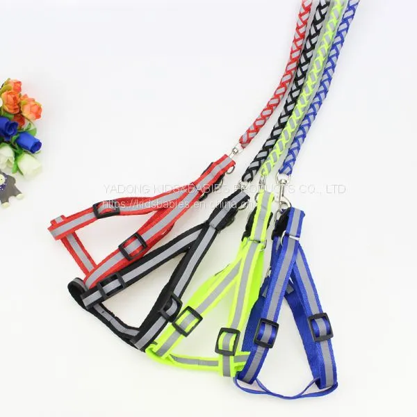 Glance Round Rope Pet Leash Dog Leash Pet Chest Harness Cat Leash A12 photo-3