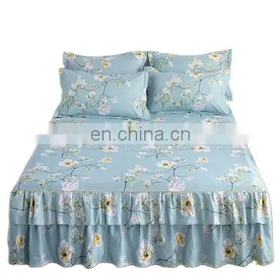 Cheap Price 5 Star Hotel Bed Skirt King Bed Skirt Skirt Bed Sheets photo-2