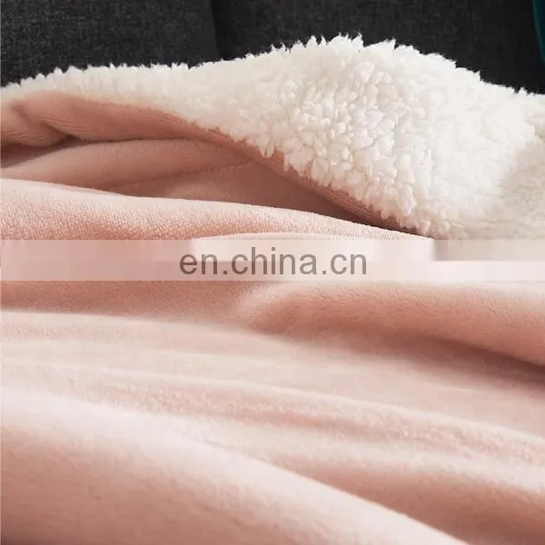 Star Logo Warming Sleep Microfiber Sherpa Blanket For Decoration photo-5