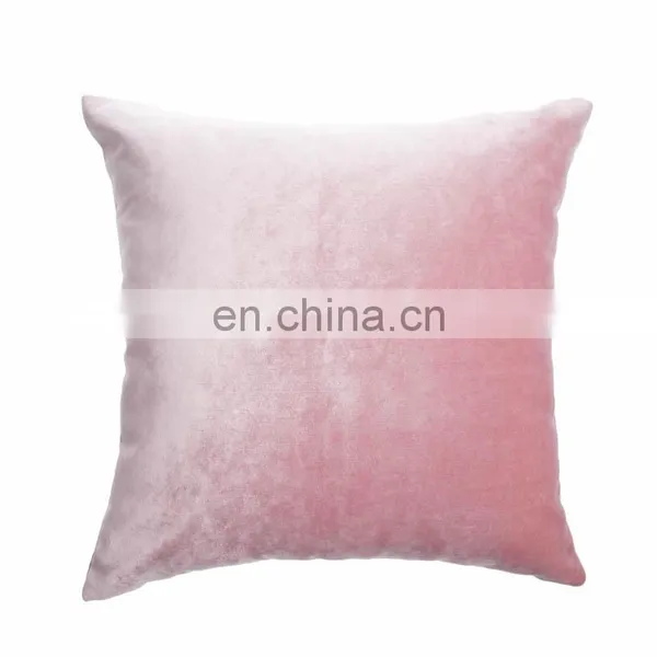 Wholesale High Quality Pink Geometric Cut Velvet Cushion Cover Pillow Cases photo-3
