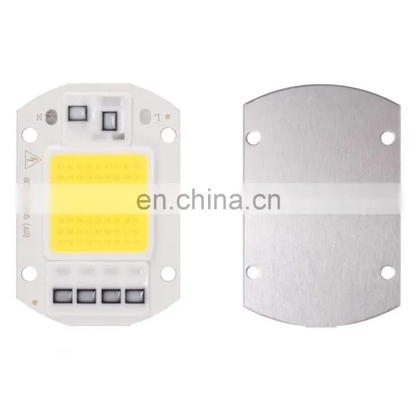 White 220V 50 Watt COB LED Chip With Lens Reflector for Garden Park Square Lighting Diy Grow Led Chips photo-5