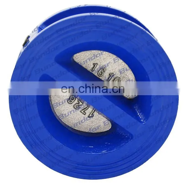 Bundor PN16 Ductile Iron Wafer Check Valve DN80 Mini Non Return Valve for Water photo-5