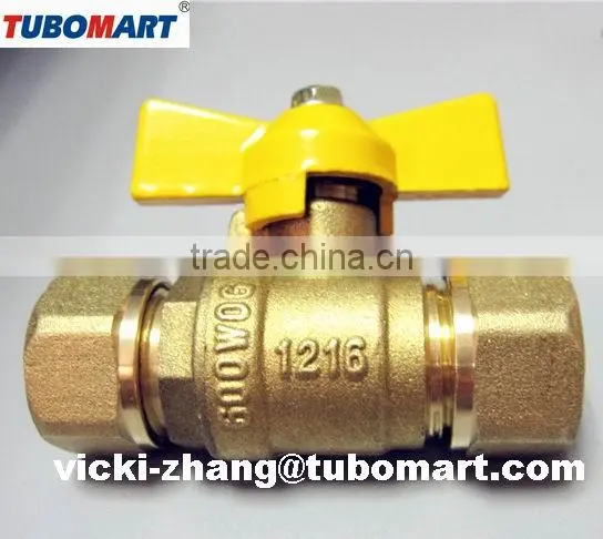 Gas Compression Fittings Gas Control Valve for Pex al Pex Gas Pipe photo-6