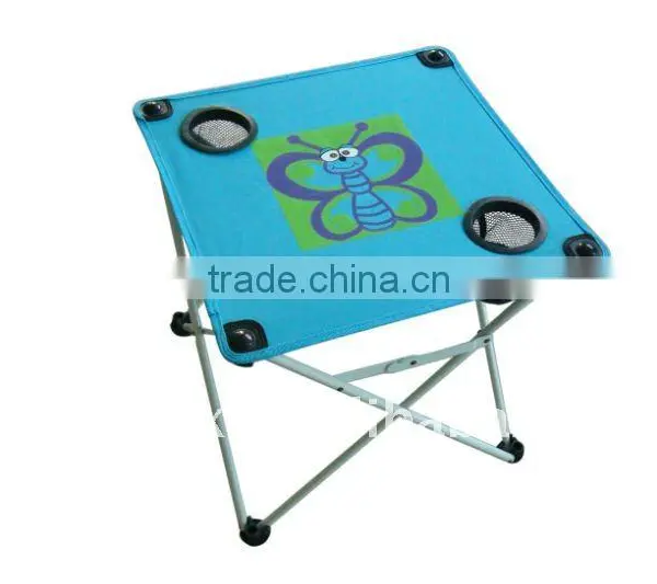 Folding beach table
