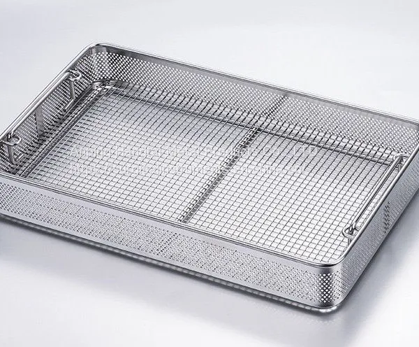 Perforated Stainless Steel Trays Sterilisation Basket – Replace Green Plastic Trays photo-4