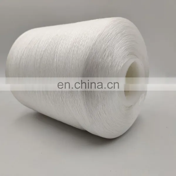 100% Polyester Nylon 6 Nylon 66 Bonded Raw White Sewing Thread Dyeing Tube for Leather Products photo-3