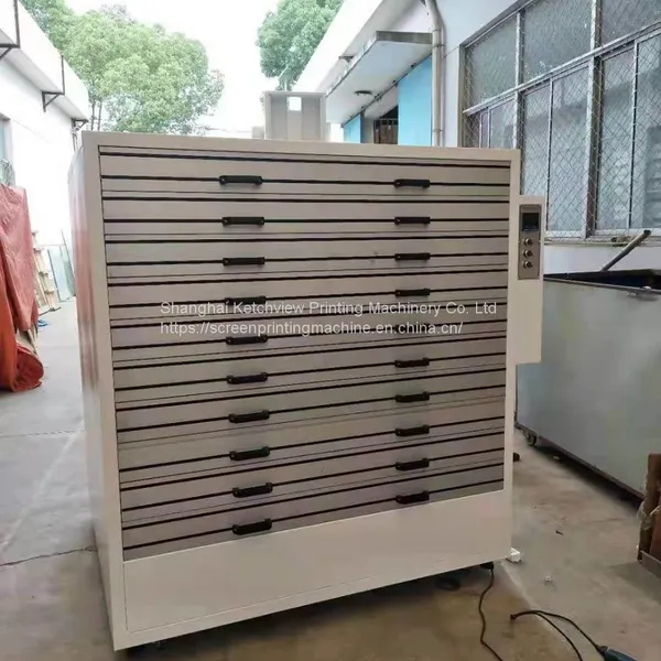 Horizontal Silk Screen Printing Frame Drying Cabinet With Mesh Dryer High Quality Oriented Plate Silk Screen Frame Dryer photo-2