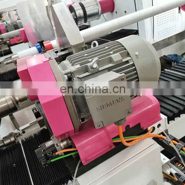 Flexible Packaging Materials Adhesive Tape One Shafts Log Roll Cutting Machine photo-2