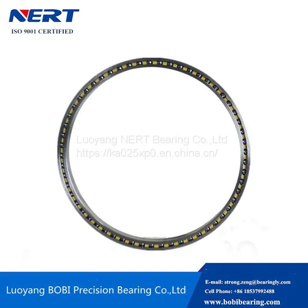 Thin Section Open Bearings KA065AR0 Angular Contact 165.1*177.8*6.35mm