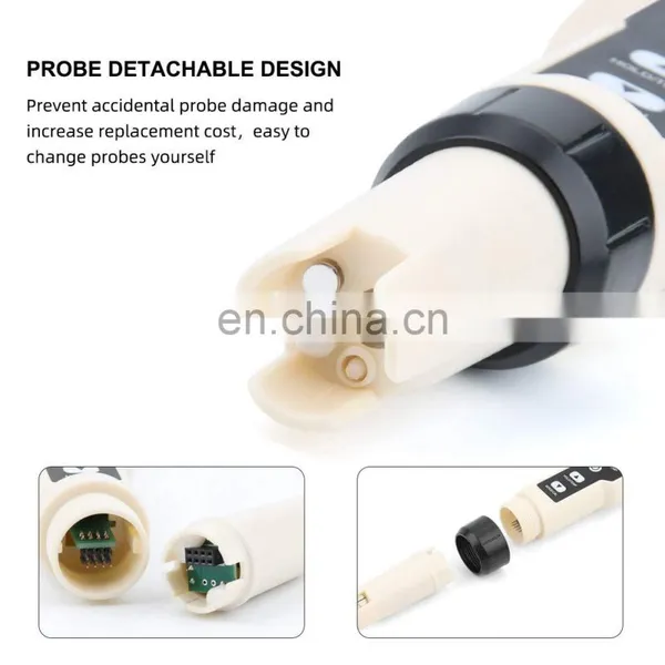 High Accuracy Portable ATC 4 In1 H2 TEMP PH ORP Digital Water Quality Tester photo-3
