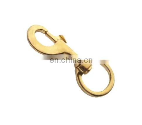 JRSGS Bolt Snap Swivel Round Eye Bronze Casting Brass S0245