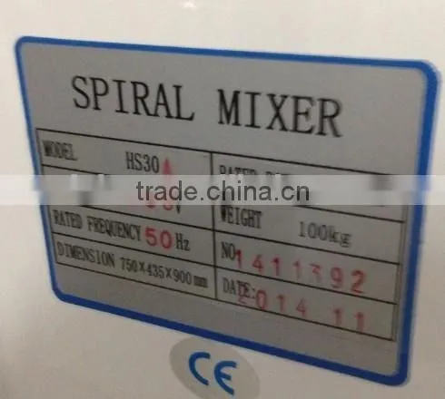 8kg,12kg,16kg,20kg,25kg,40kg,50kg Spiral Mixer Pizza Dough Mixer Machine photo-6