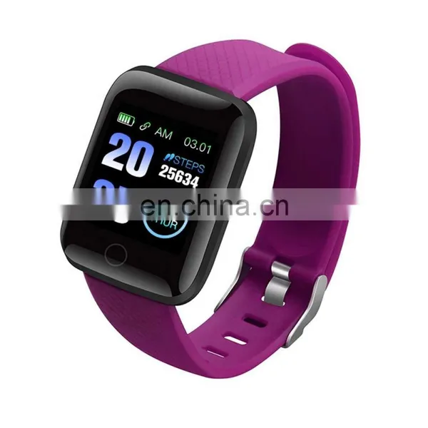 Blood Pressure Heart Rate Monitor D13 Watch Smart Bracelet 116 Plus photo-2