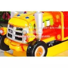 Zhongshan Tai Le Play Children Indoor and Outdoor Coin-operated Self-service Rocking Car Rocking Machine Revenue Mall Two-person Tractor FRP Music Seats photo-3