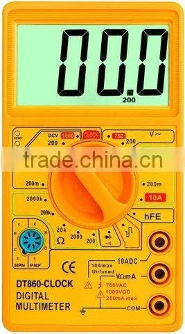 DT860-CLOCK Digital multimeter
