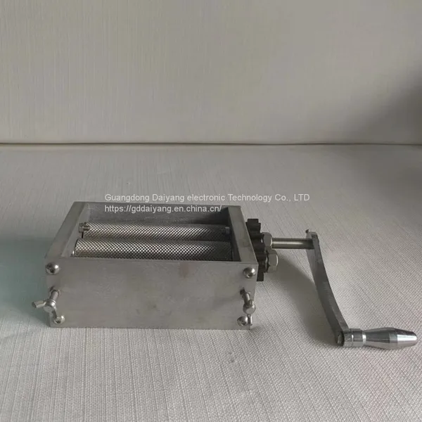 DY-888 Hand-operated Roller-Type Stainless Steel Gear Grain Grinder - Household Corn Crusher - Small Machine photo-5