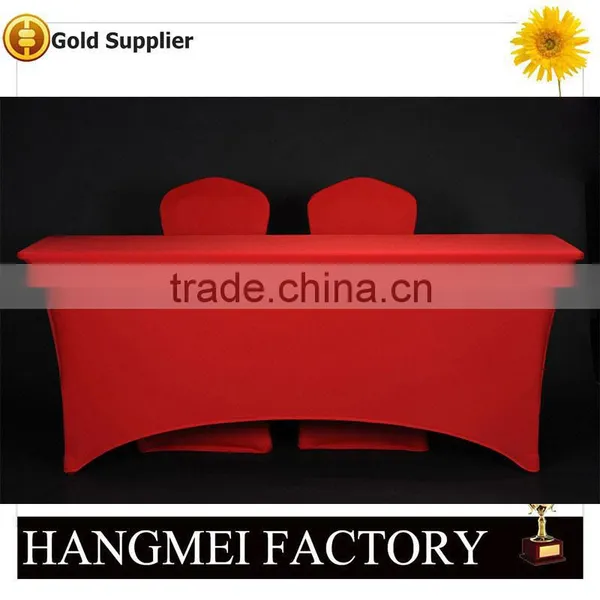 Spandex Table Cloth Polyester Banquet Wedding Cheap Table Cloth photo-3