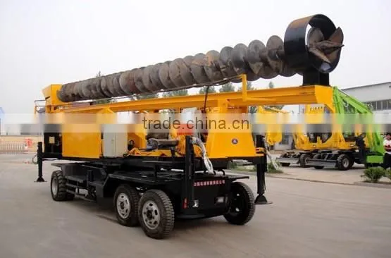 Most Popular Piling Rig ,Three-walking Ways, HF-360 Auger Concrete Hole Drilling Machine photo-2