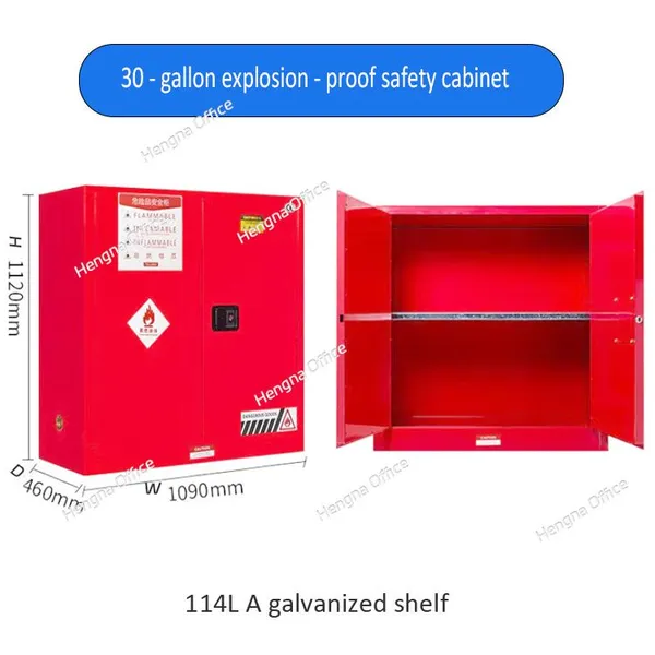Large Capacity Flammable Liquid Storage Cabinet – Explosion-Proof Safety Cabinet for Laboratory & Workshop Use photo-5
