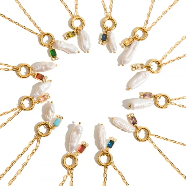 Quick Sampling Available Stainless Steel Necklace 18K Gold PVD Coated photo-2