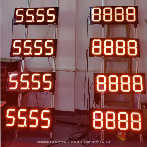 IP65 Outdoor Gas Station Price Led Sign Board Oil Price Display Screen photo-5