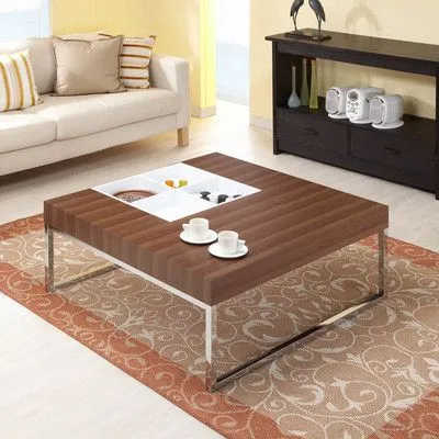 Walnut Veneer Coffee Table