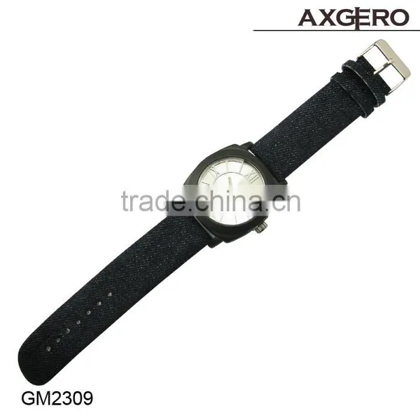 2015 Hot Selling Canvas Fabric Watches for Men Wholesale Cheap photo-2