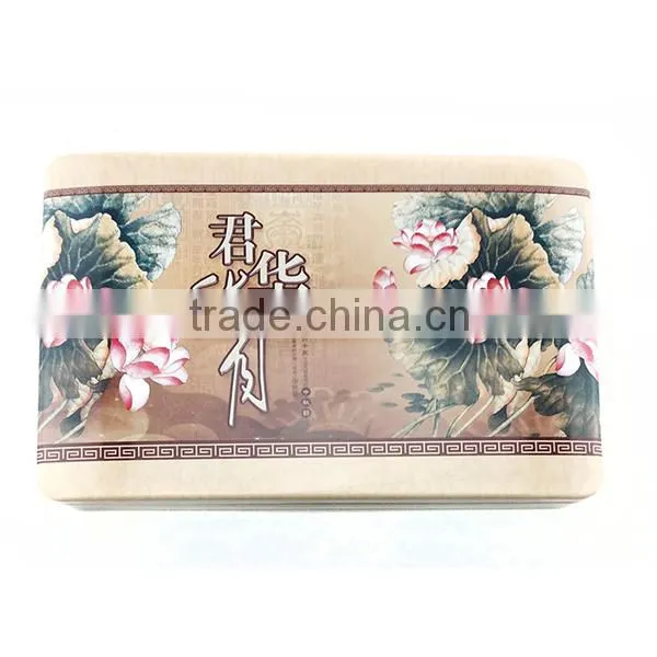 Luxury Candy Cans,colorful Paint Tin Can for Chocolate,square Metal Cookie Tin Can photo-3