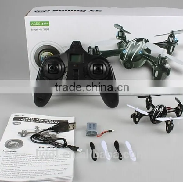 6 Axis Aerocraft Quadcopter Mini UFO Helicopter, Aerial Drone, Flying Camera Drone photo-3