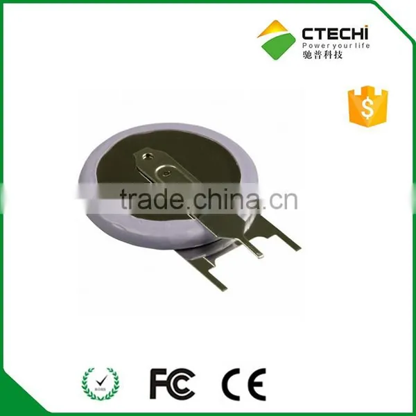 Rechargeable 3V Coin Cell ML2032 With Solder Tabs photo-3