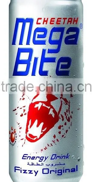 Cheetah Mega Bite Carbonated Energy Drink ( Fizzy Original )