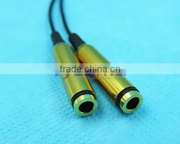3.5mm 1 to 2 Audio Dual Y Splitter Cable Adapter Earphone Headphone Jack With Metal Plated photo-4